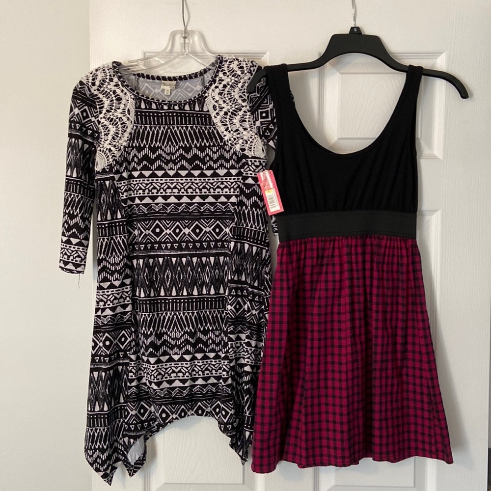 Mudd and Xhilaration girls dress one is size 10 and other is size S